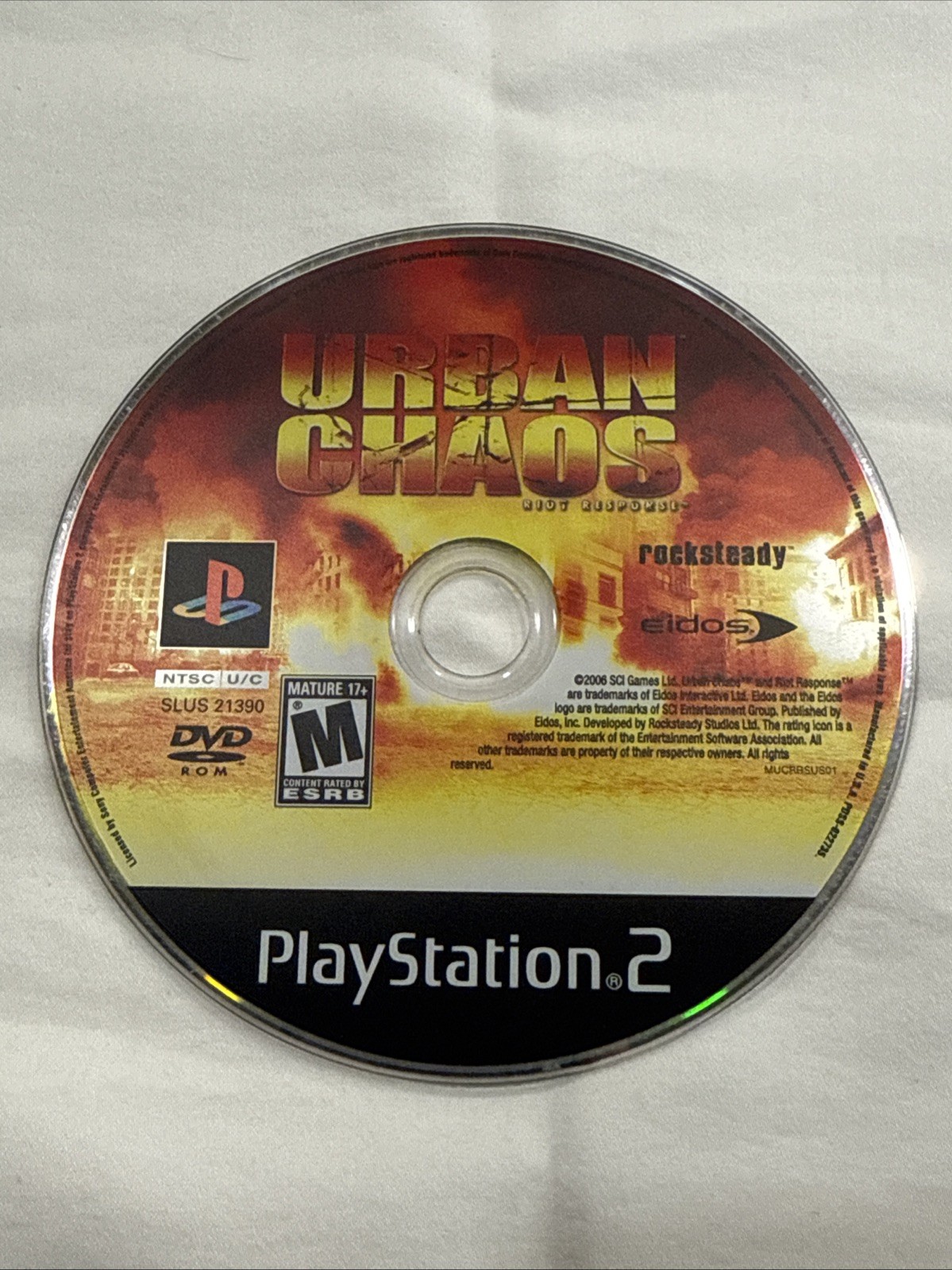 Urban Chaos: Riot Response (Sony PlayStation 2, 2006) UNTESTED
