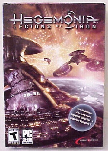 HEGEMONIA LEGIONS OF IRON PC CD-ROM SOFTWARE GAME DISC IN BOX DREAMCATCHER PC CD