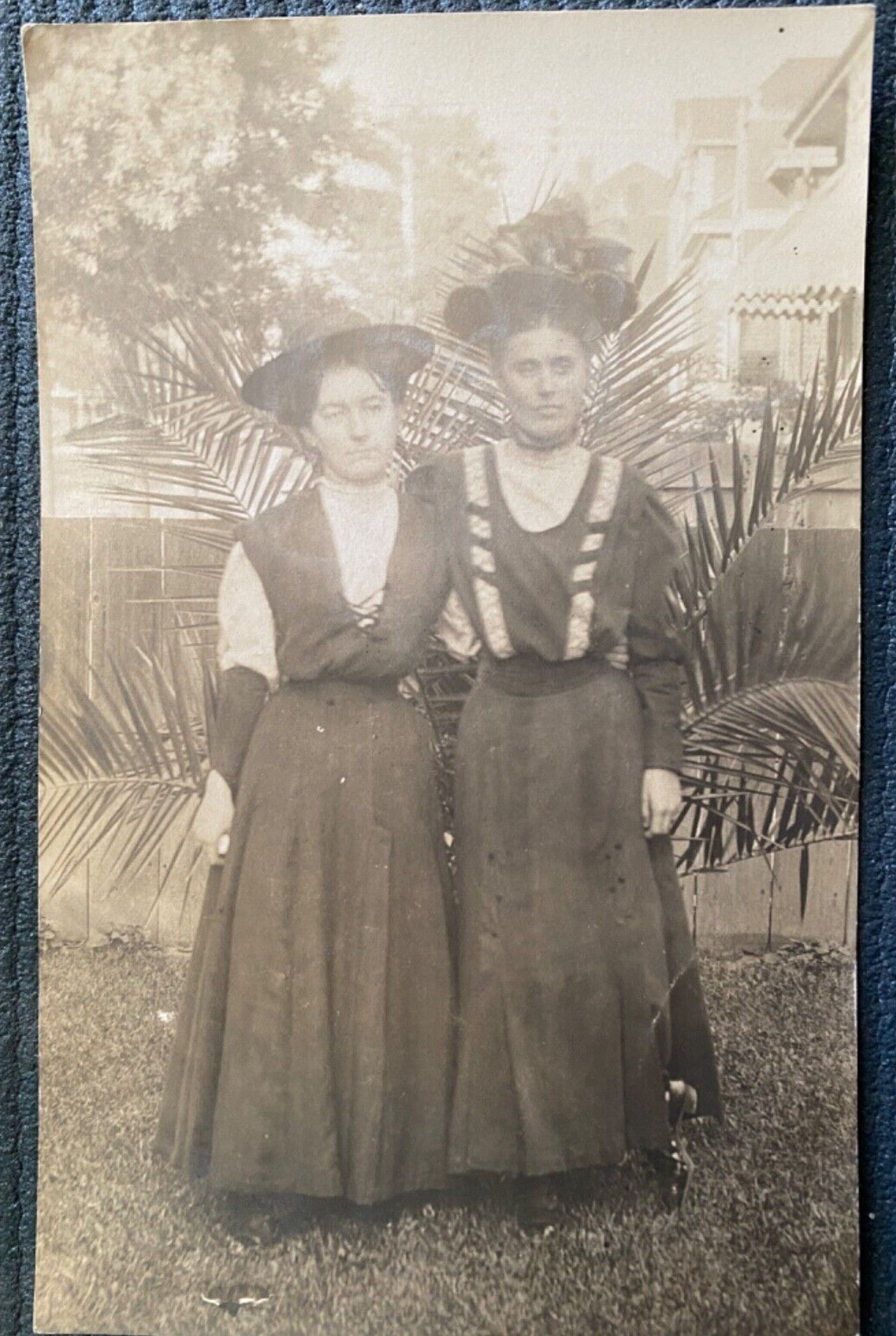 Vintage Postcard Ladies Posing With Nice Dresses Early 1900\'s  (Unposted-1900\'s)
