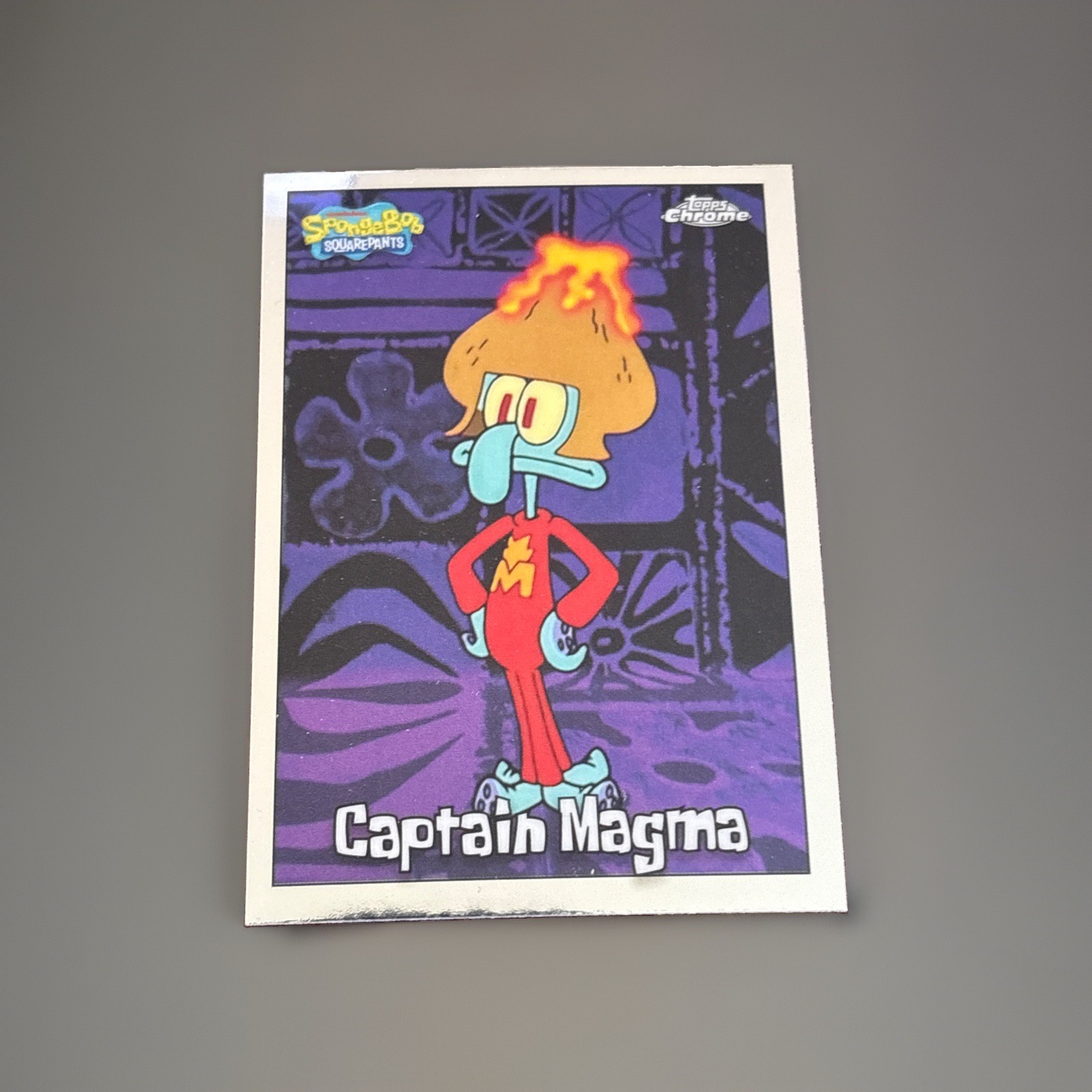 2025 Topps Chrome SpongeBob SquarePants Captain Magma #136