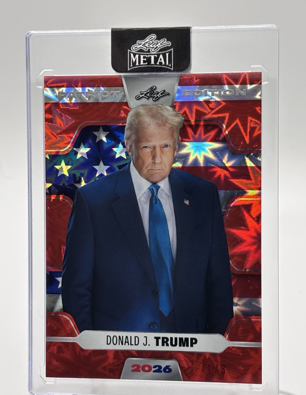 Leaf Metal DONALD TRUMP 1/3 Patriotic 250th Kaboom Limited Edition 