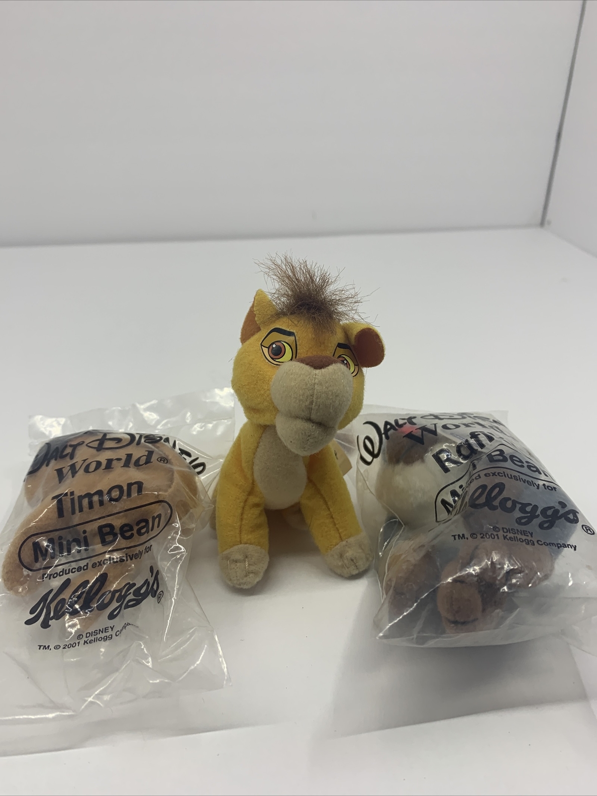 2001 KELLOGG’S THE LION KING SIMBA RAFIKI TIMON  MINI BEAN 4
