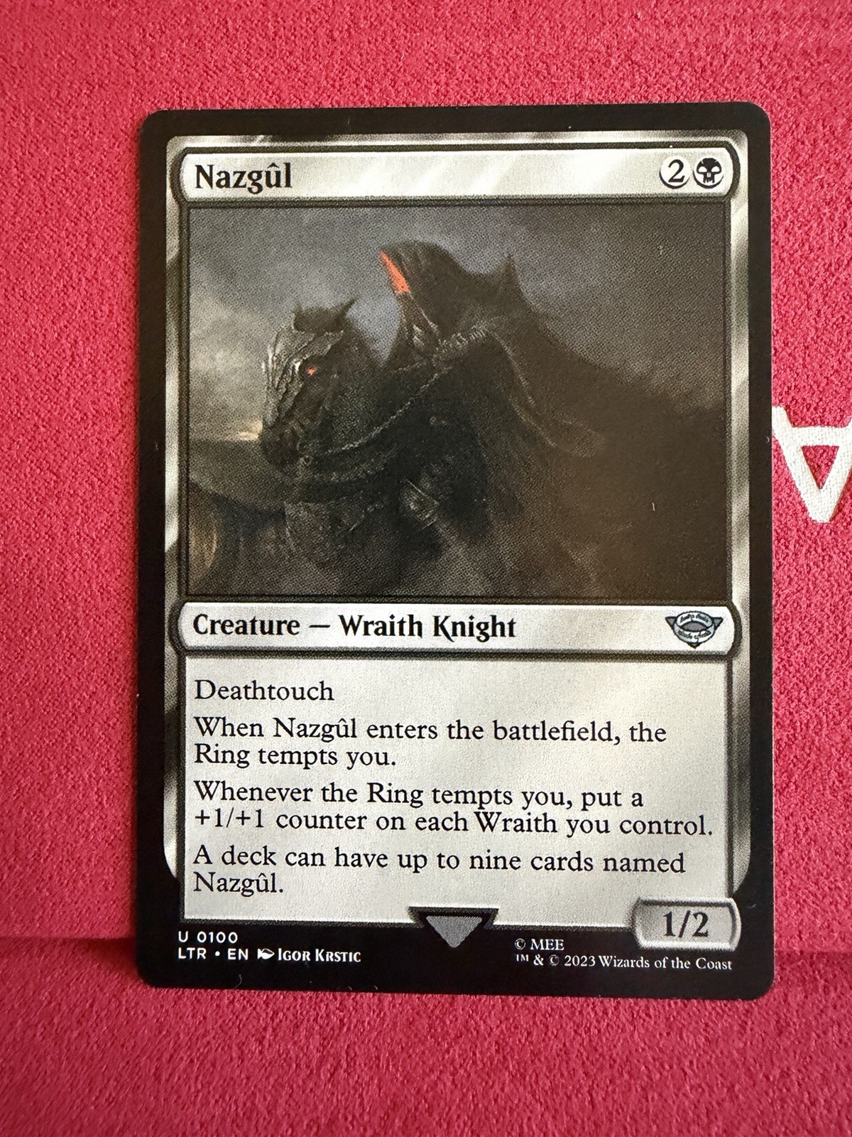MTG Nazgul #0100 Non-Foil LOTR Tales of Middle-earth LTR Near Mint