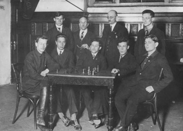 Semenow and others of Russian Chess Masters in Berlin 1925 OLD PHOTO