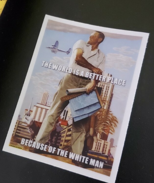 it's okay to be white sticker