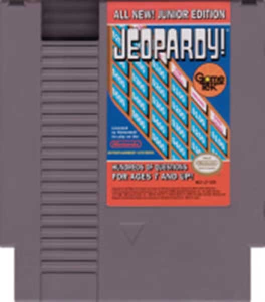 Jeopardy Junior Edition - NES Nintendo Game
