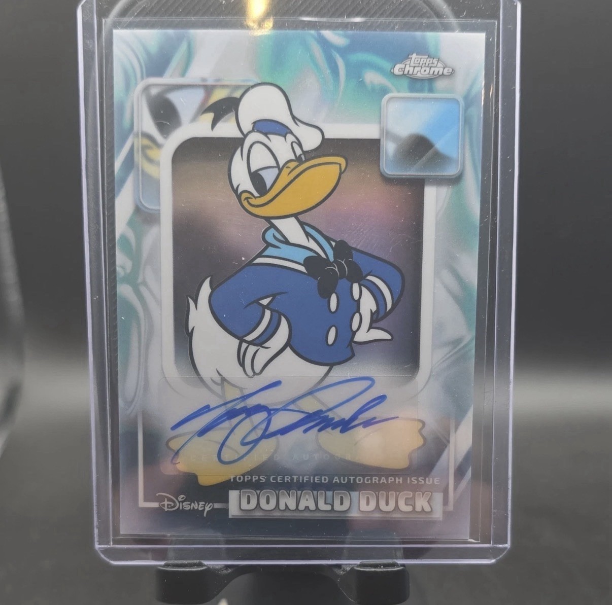 Topps 2026 Disney Chrome Donald Duck Authentic Autograph Tony Anselmo #AA-TAN