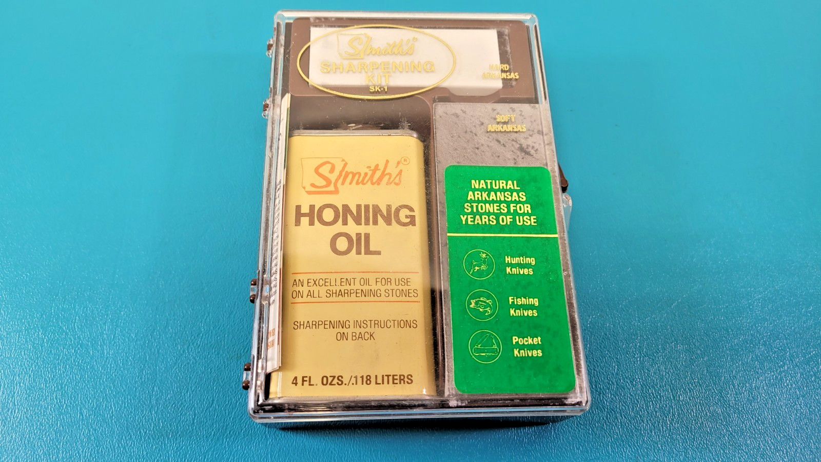 Vintage Smith's Sharpening Kit SK-1 Home Or Shop For Knives Swords Tools