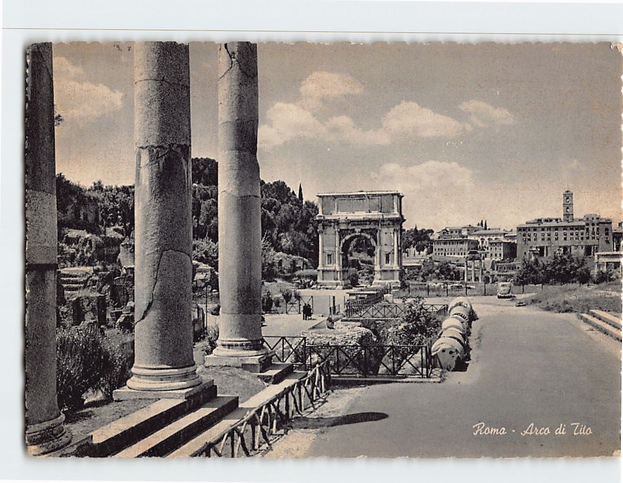 Postcard The Arch of Titus Rome Italy