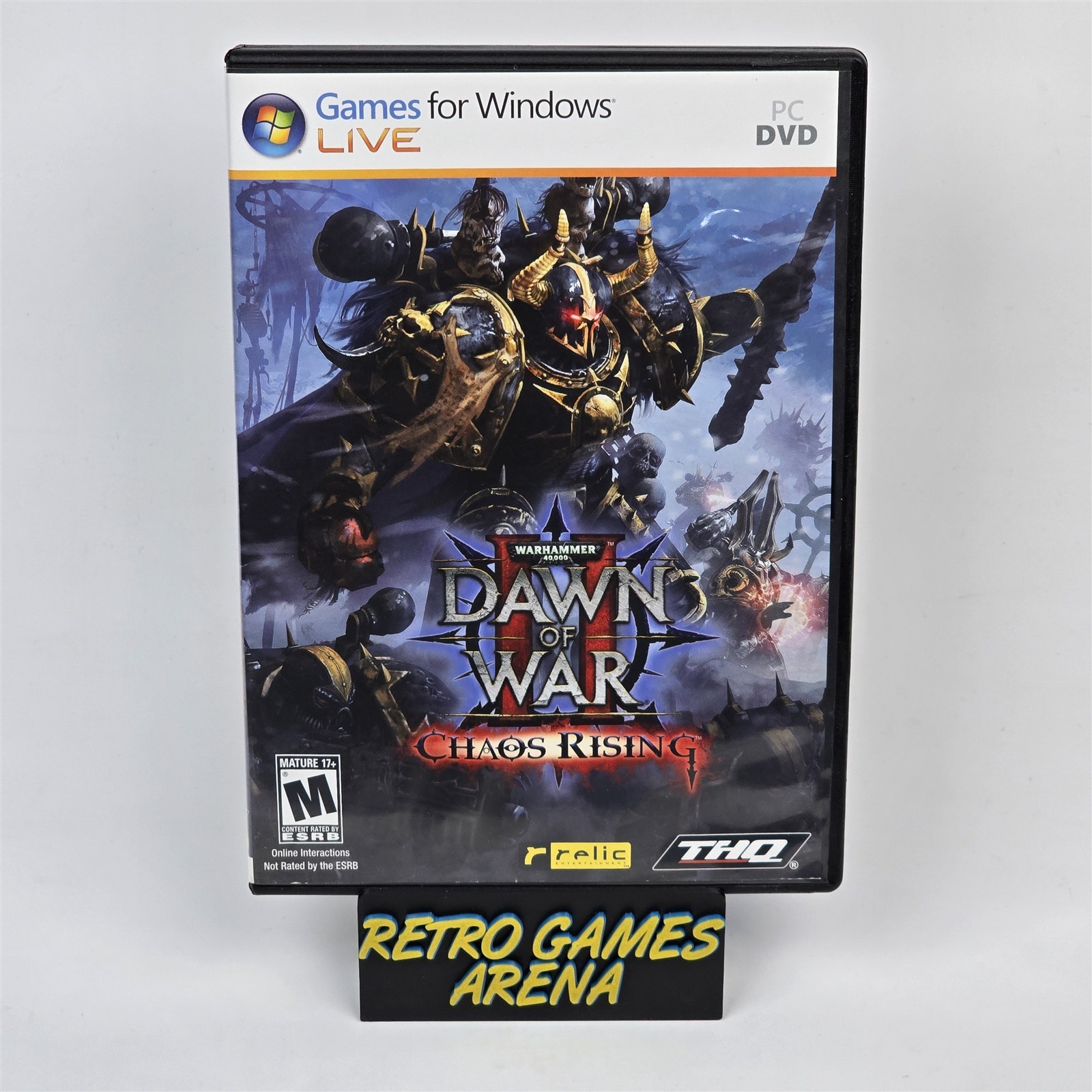 Warhammer 40,000: Dawn of War II - Chaos Rising (PC DVD-ROM) CIB COMPLETE