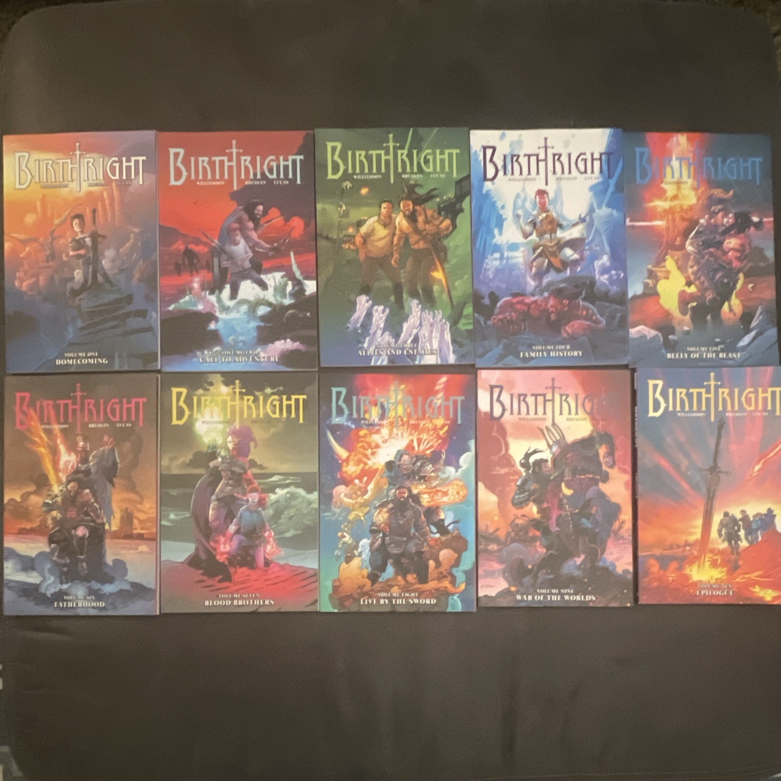Birthright tpb Lot Vol 1-10 Joshua Williamson image comics