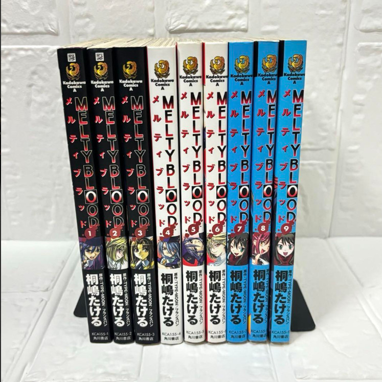 Melty Blood Japanese Ver Complete Full Comics Manga Set Vol.1-9 Type-Moon