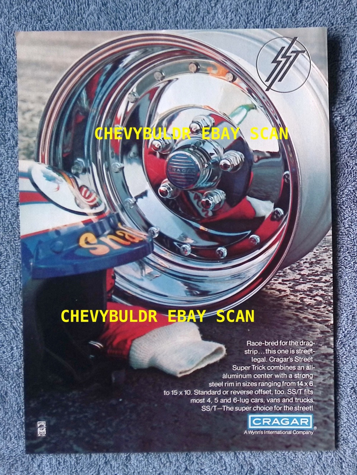 1978 Cragar SS/T Street Super Trick Wheels Vintage Ad 