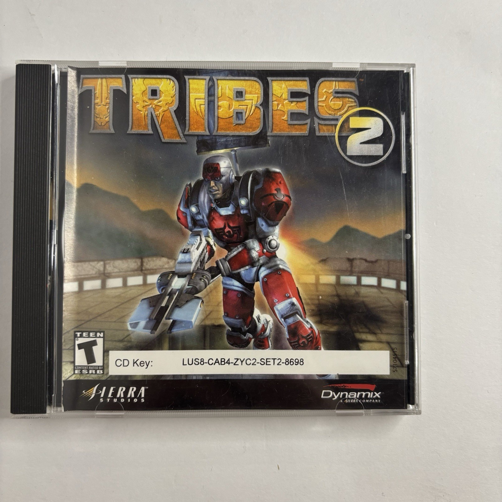 Tribes 2 PC Game 2001 Sierra Studios Dynamix Sci-Fi Shooter Jewel Case CD-ROM