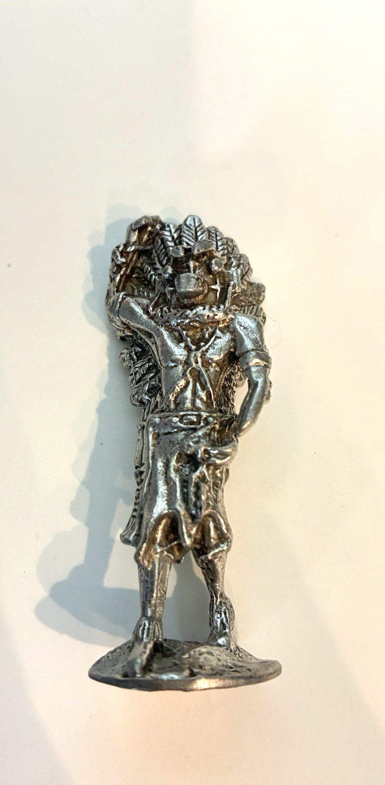  Hopi Kachina Mastop Pewter Figurine
