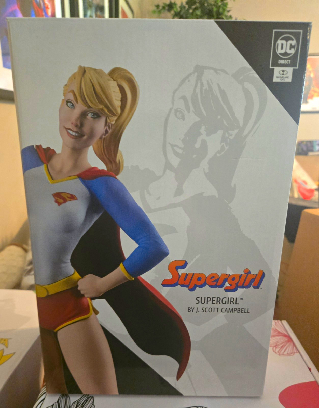 DC Direct Supergirl J. Scott Campbell 1:7 Figurine 8.8in Limited Ed 190/970