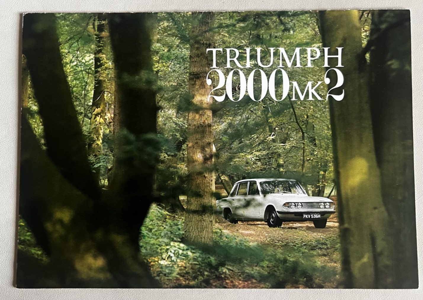 Triumph 2000 Mk 2 car brochure 1969