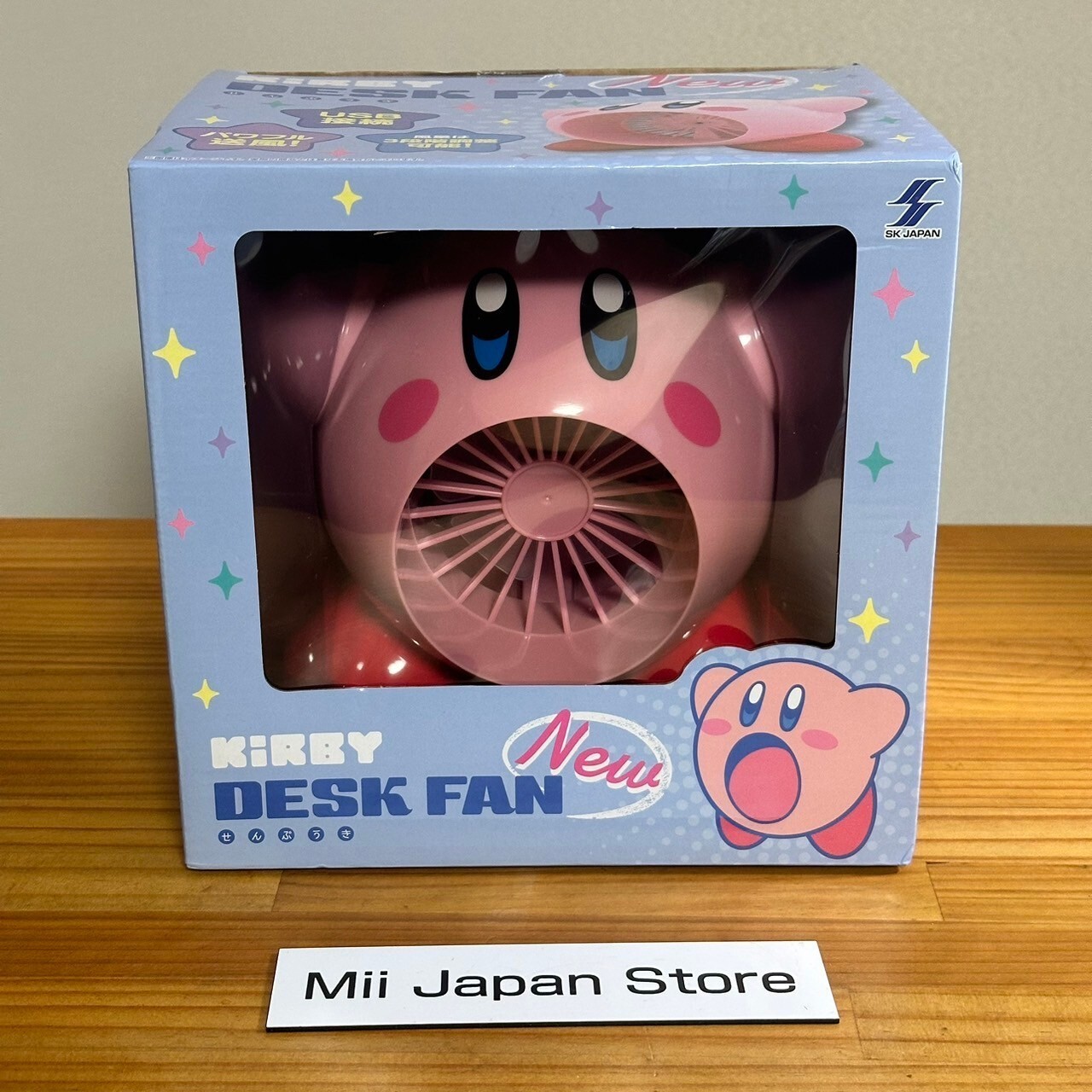 Kirby of the Stars Tabletop Desk Fan USB type 18cm SK Japan New