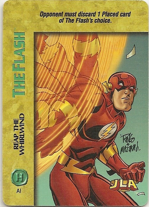 Marvel OVERPOWER JLA Flash Reap the Whirlwind special