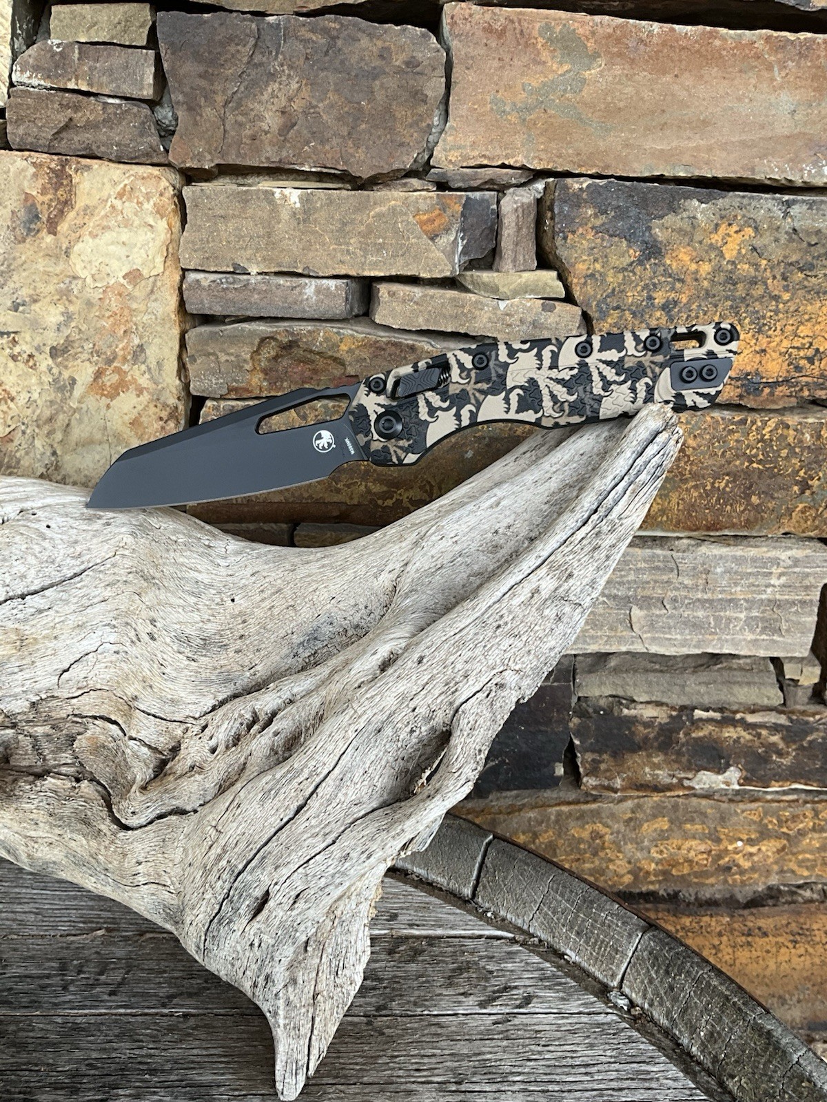 Microtech MSI S/E Tri-grip Polymer Claw Camo (100% NOT COUNTERFEIT) M390MK KNIFE