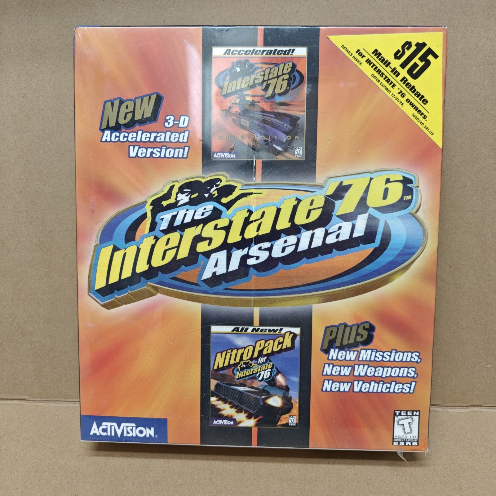The Interstate '76 Arsenal PC Game 1998 Nitro Pack Windows (2-7)