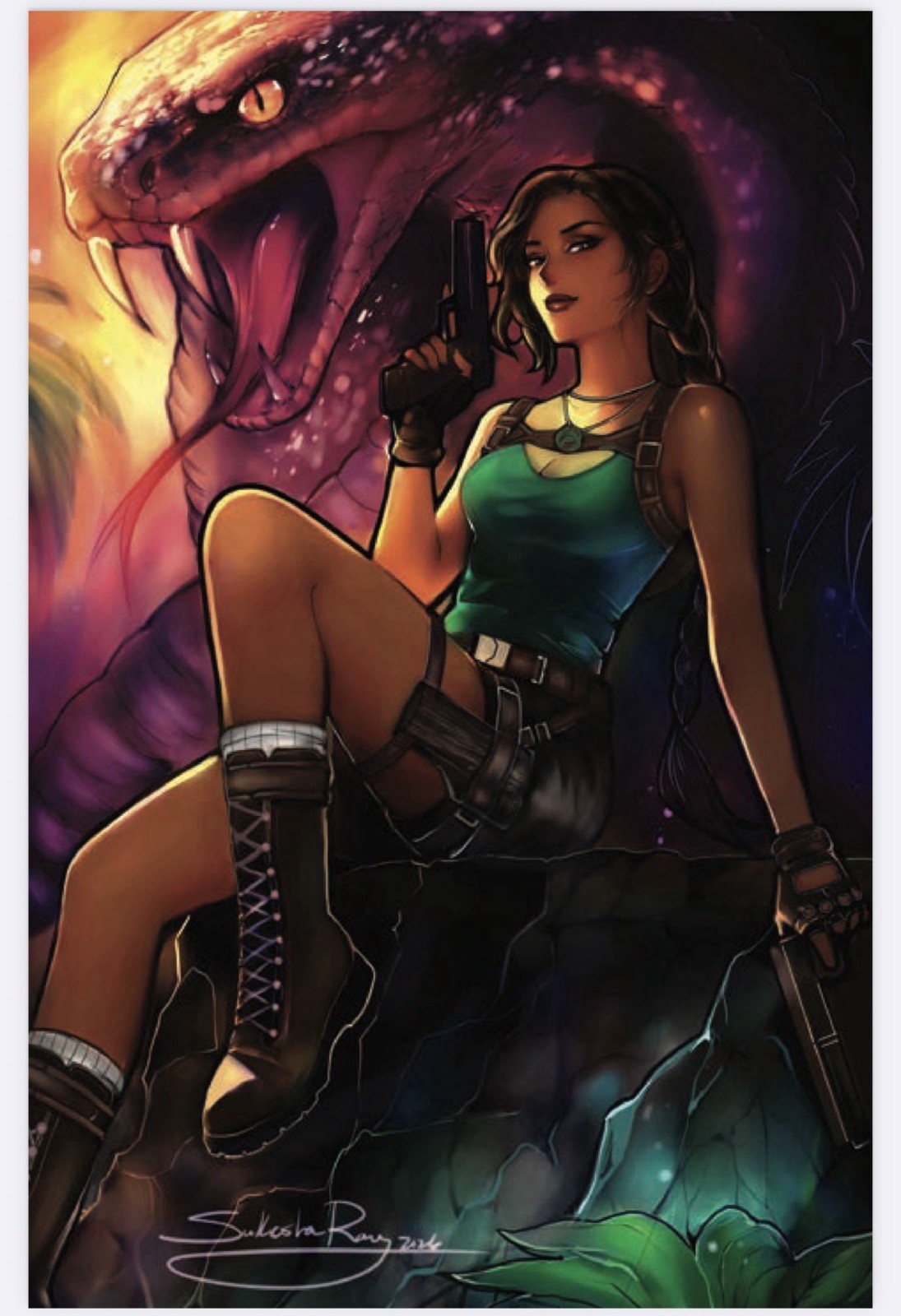 Gi Joe Real American Hero Tomb Raider #2 Sukesha Ray Super Secret Presale 11/4