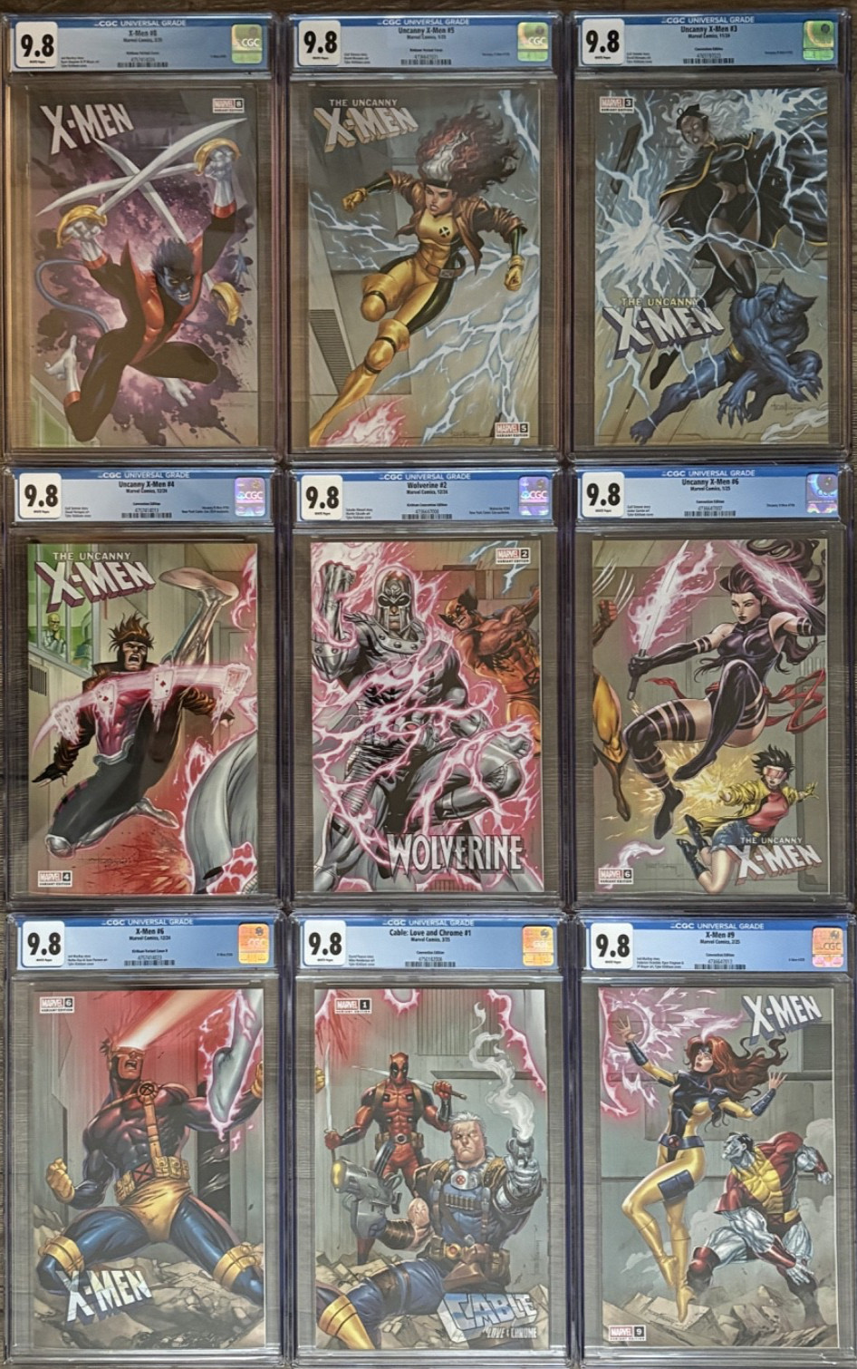 X-MEN DANGER ROOM TRADE SET  CGC 9.8 NM/MINT 🔥Kirkham CONVENTION Set🔥Marvel