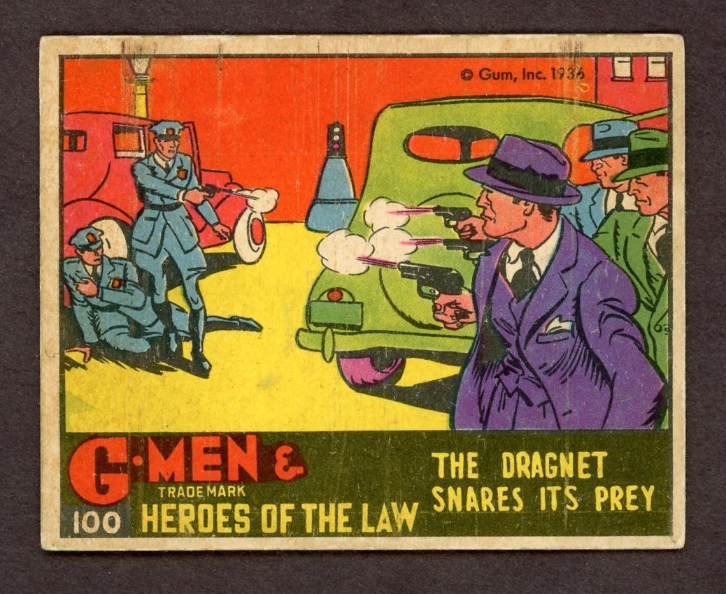 1936 G-Men & Heroes of the Law #100 The Dragnet Snares Its Prey KEY Rare Number
