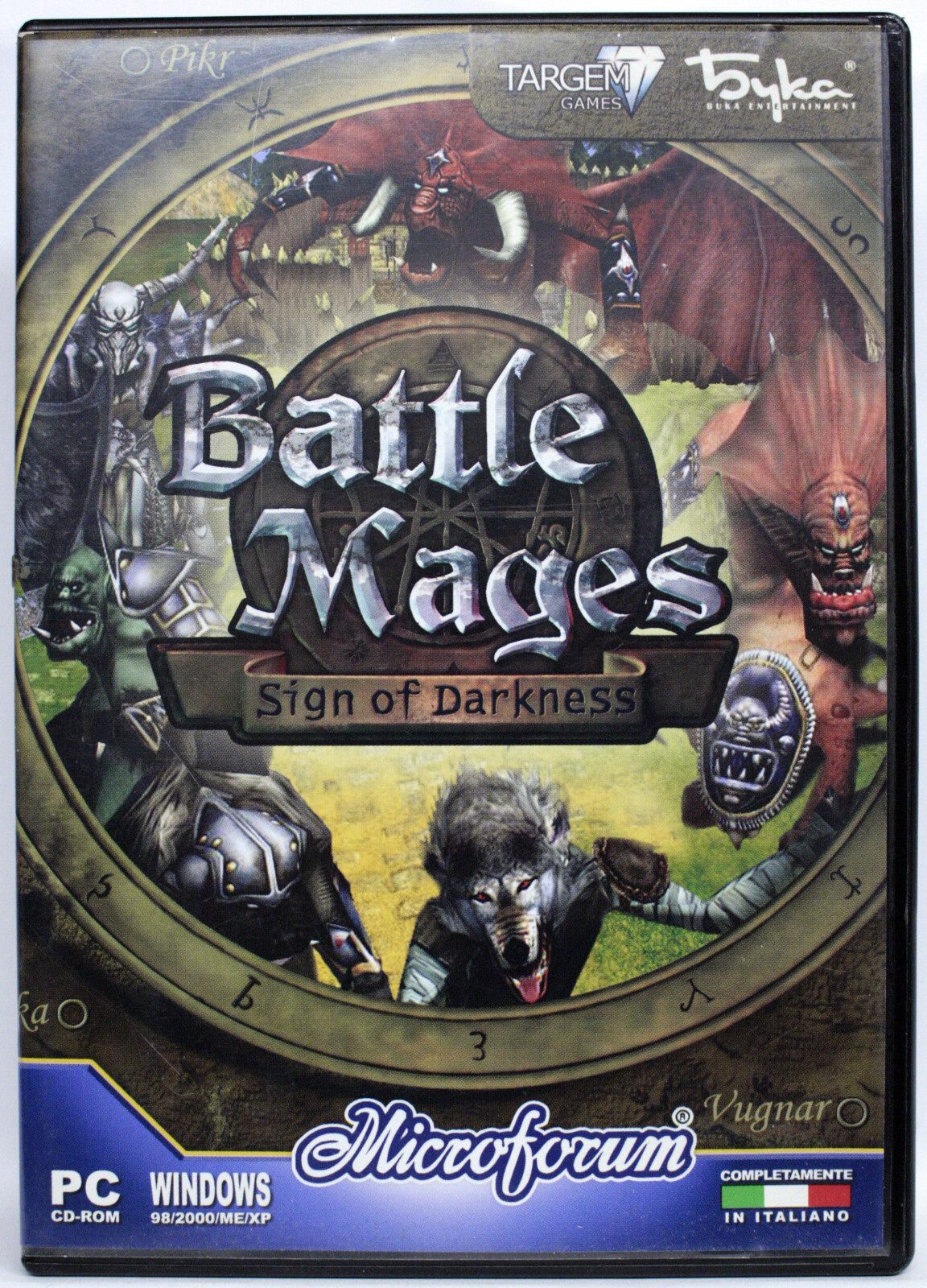 BATTLE MAGES SIGN OF DARKNESS TARGET GAMES PC GAME USED ITALIAN FR1 87093