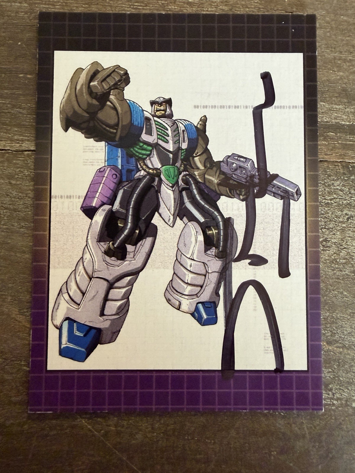 Dynamite 2024  Transformers 40th Anniversary Simon Furman Auto Thunderwing 2/3
