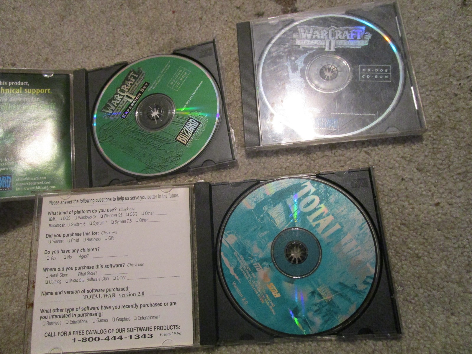 Old Computer Video Games select one