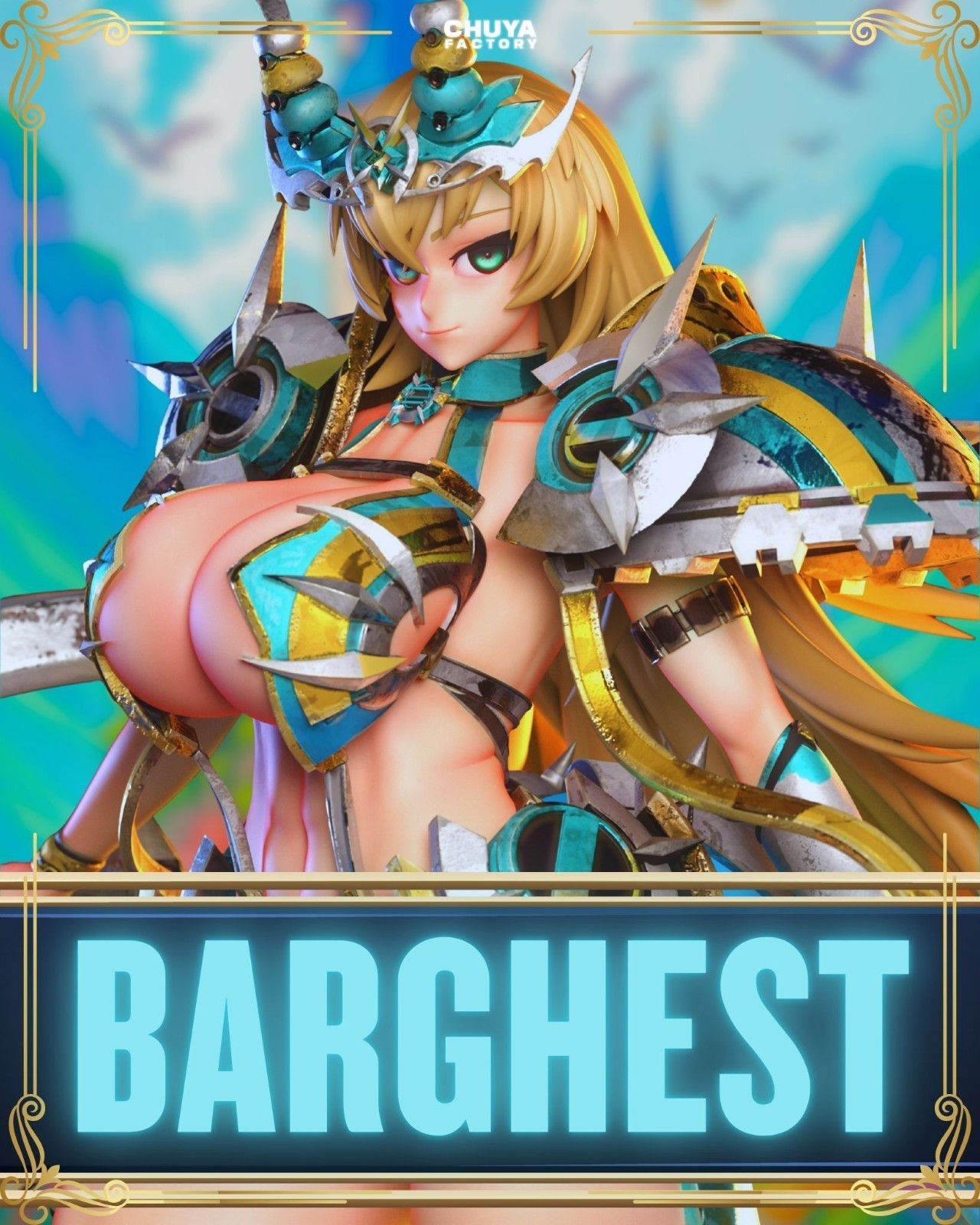 Barghest – Fate/Grand Order | Armored Hero Series | UNPAINTED | 1/8 Scale Resin