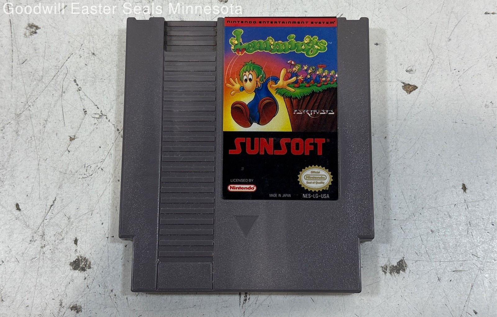 Lemmings Video Game Cartridge for Nintendo NES-Tested