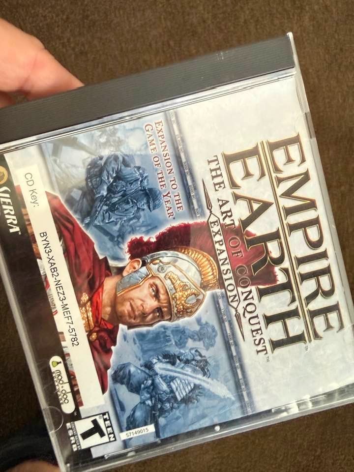 EMPIRE EARTH -The Art of Conquest -expansion- pc game w/NEW CASE