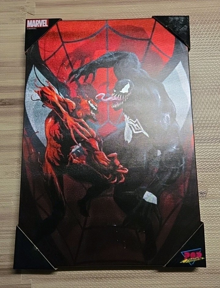 Spiderman Venom Carnage Wall Decor 13 Inch Wide 19 Inch Lenght - Ready to hang