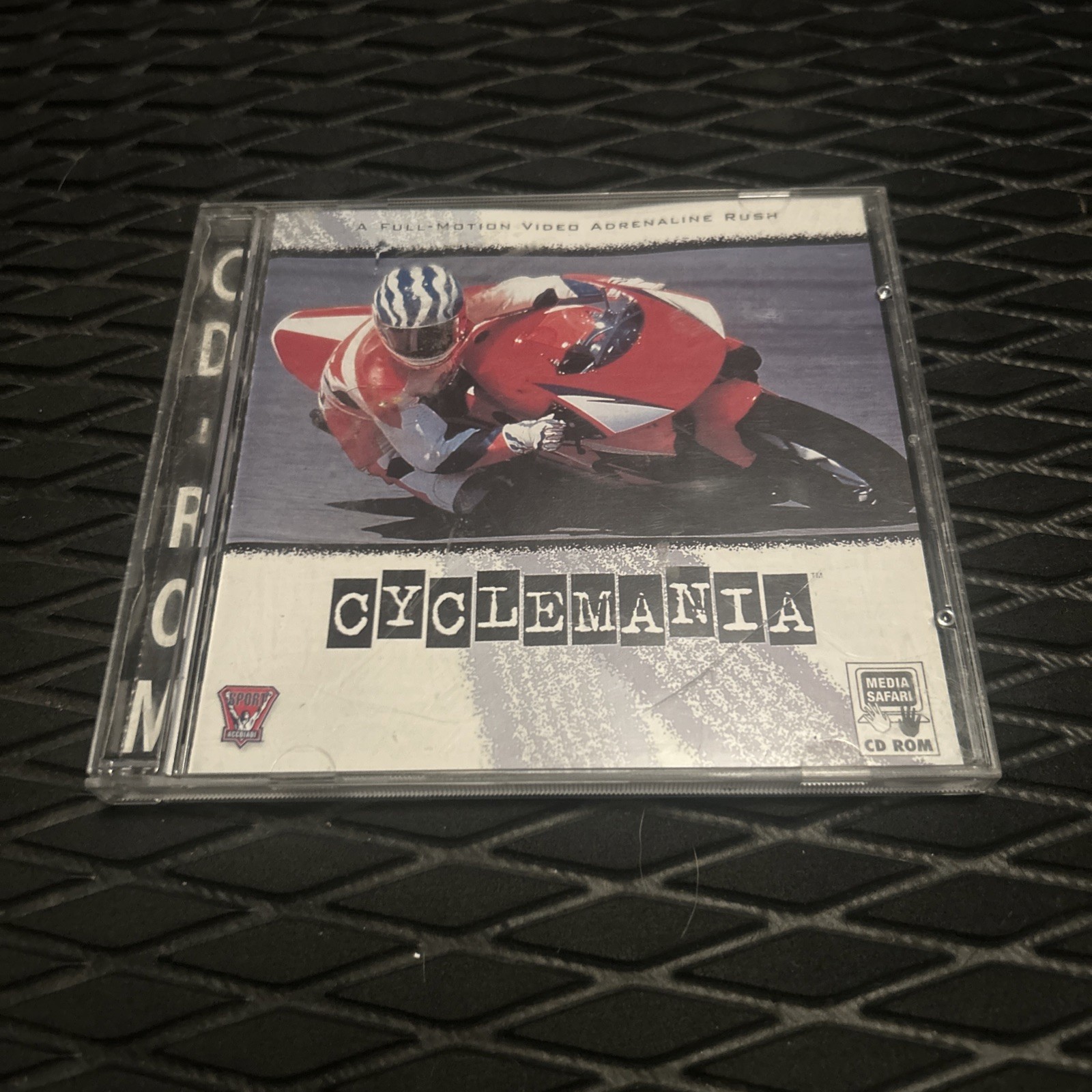 Cyclemania PC CD-ROM 1994 Accolade DOS Windows 95 Vintage Motorcycle Racing Game