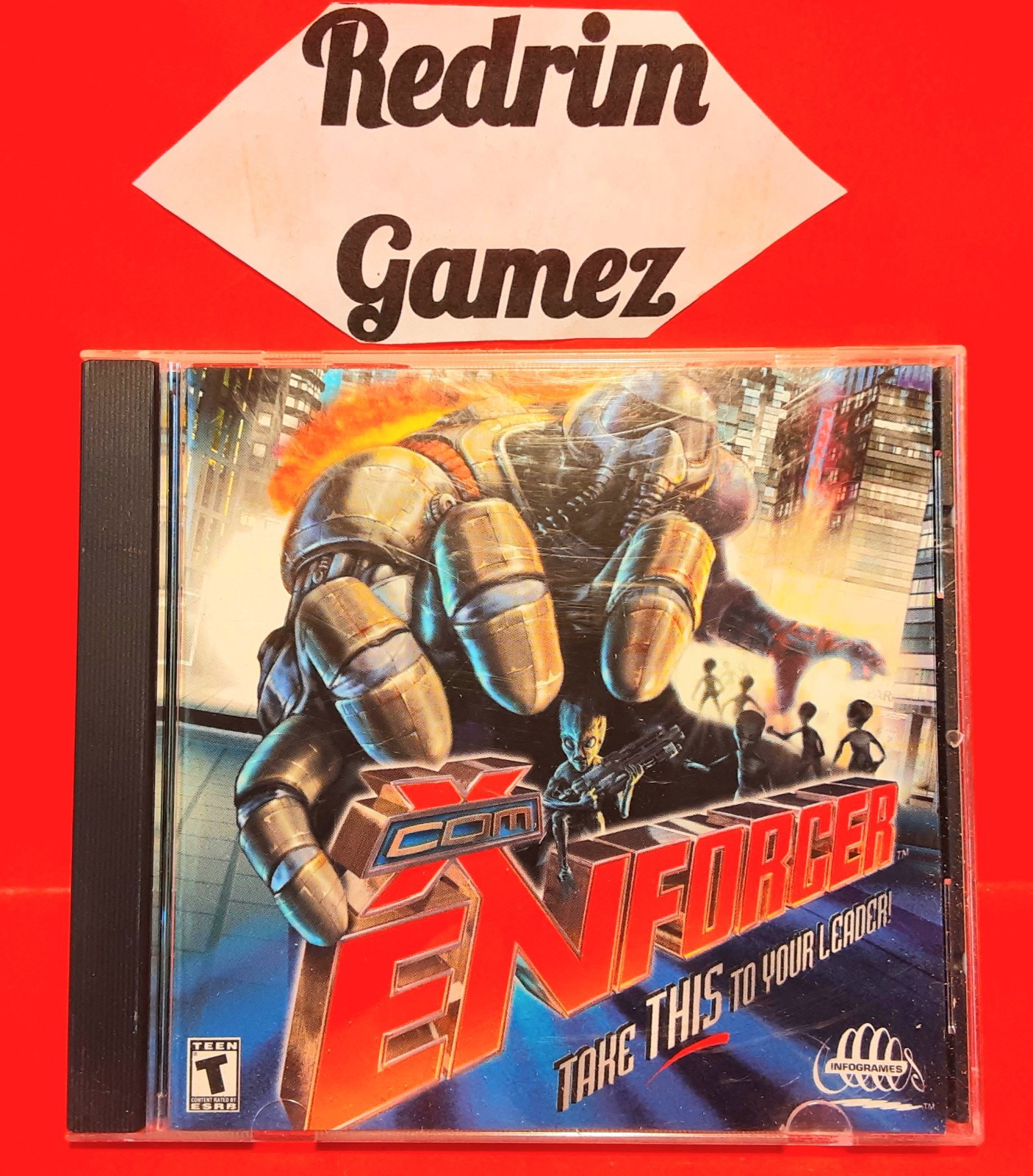 X-COM Enforcer COMPLETE Windows PC CD Rom Video Games Sci-Fi