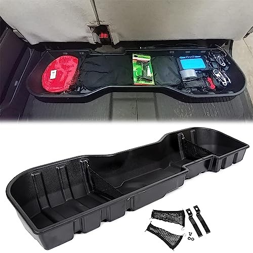 Under Seat Storage Box Compatible with 07-18 Silverado 07-19 Sierra