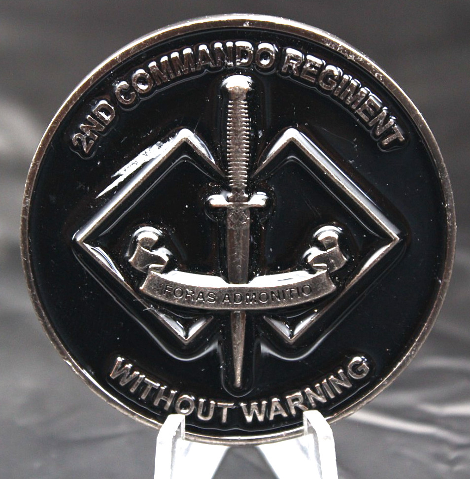 Australian 2nd Commando Regiment Special Forces Challenge Coin 2.0