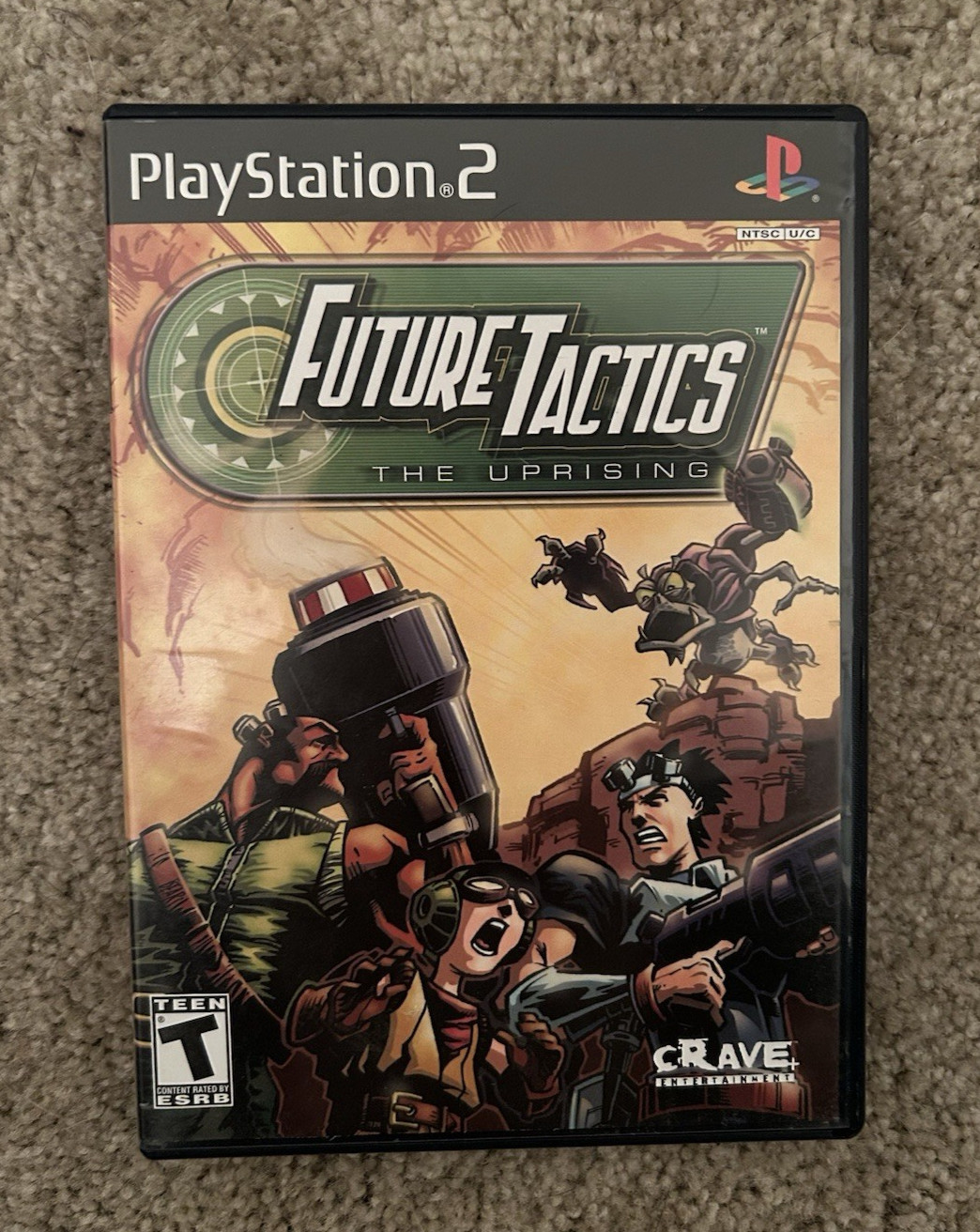 Future Tactics: The Uprising (PS2, 2004) -  (CIB), tested & working, black label
