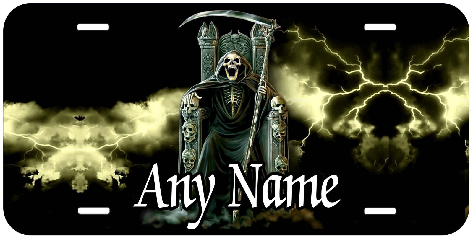 Reaper King Any Name Personalized Novelty Car License Plate