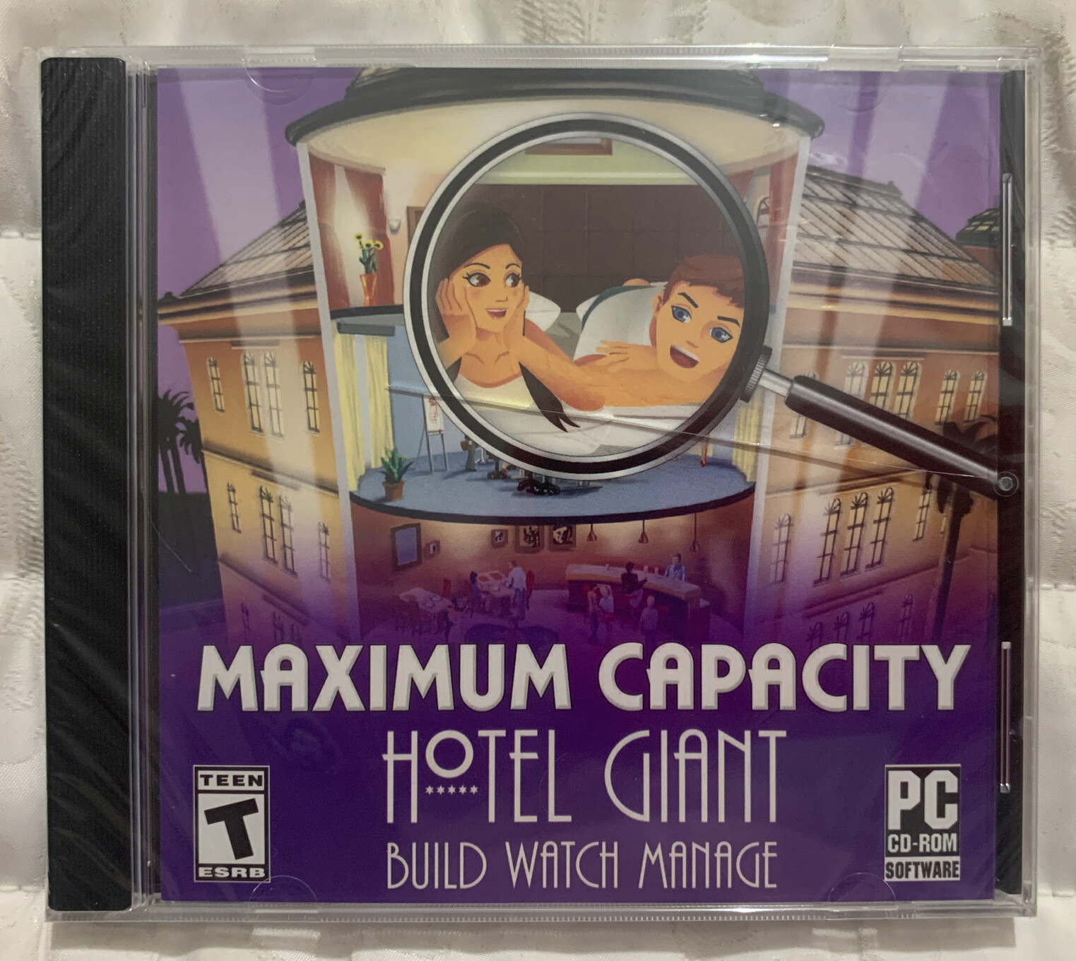 Maximum Capacity Hotel Giant PC Game Build Watch Manage Brand New Sealed FreeSH