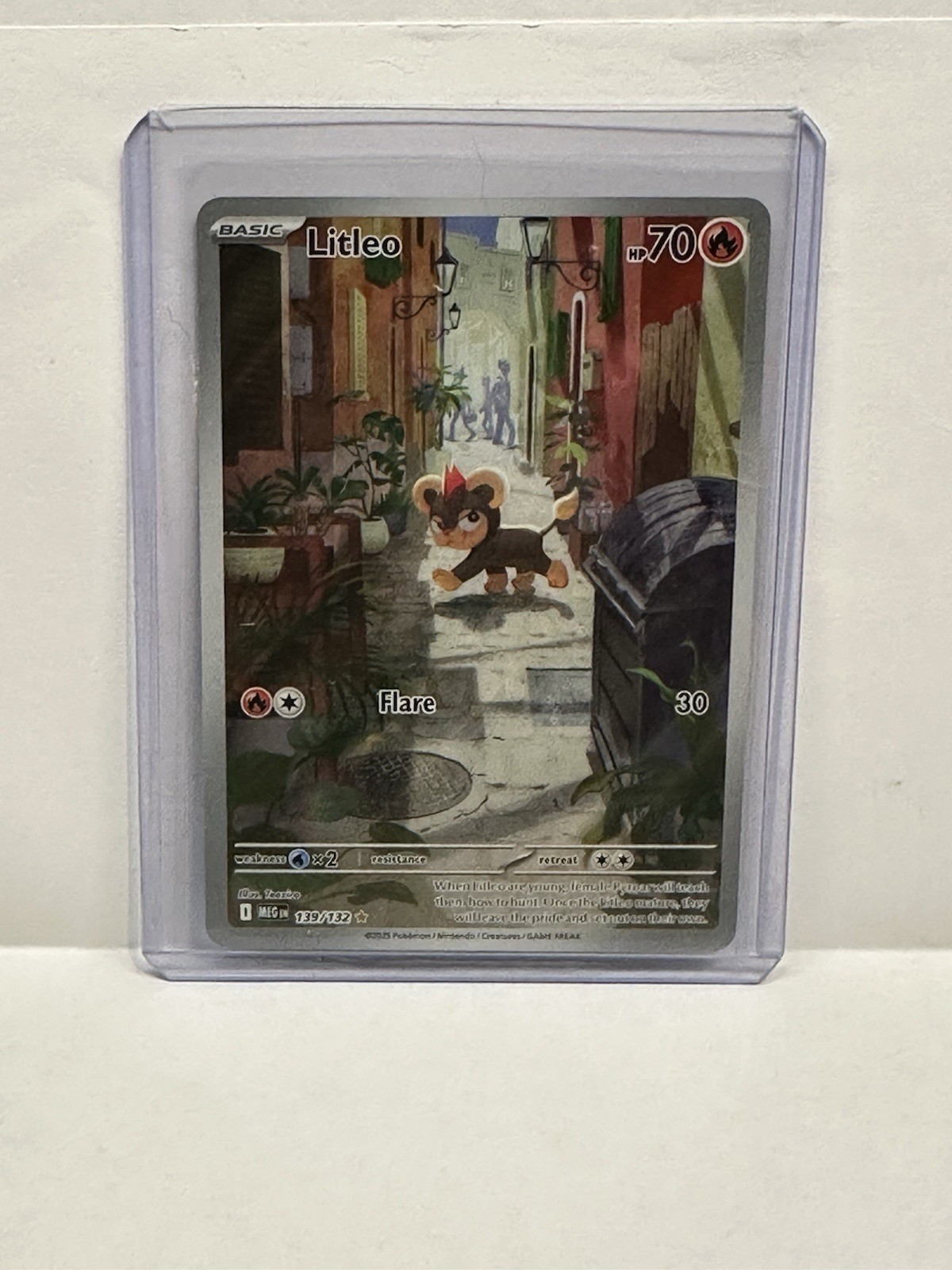 Pokemon TCG Mega Evolutions Litleo Illustration Rare 139/132 M/NM