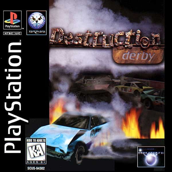 Destruction Derby - PS1 PS2 Playstation Game Only
