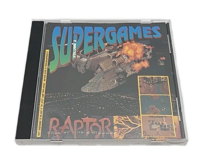 Raptor Call Of The Shadows PC CD-ROM - Supergames Volume 3