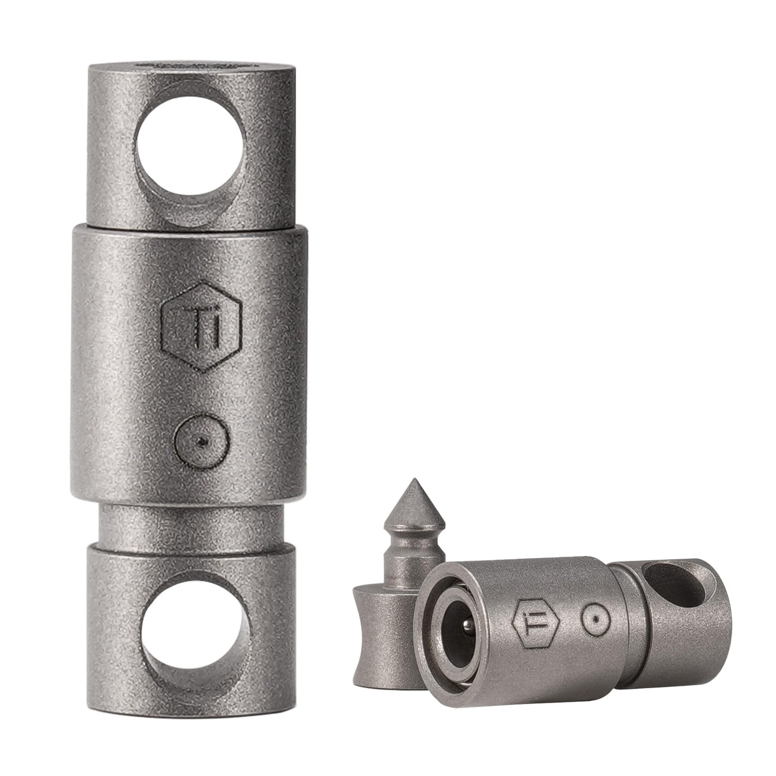 KA50 Titanium Quick Release Keychain with Lock Swivel Key Clip with Box