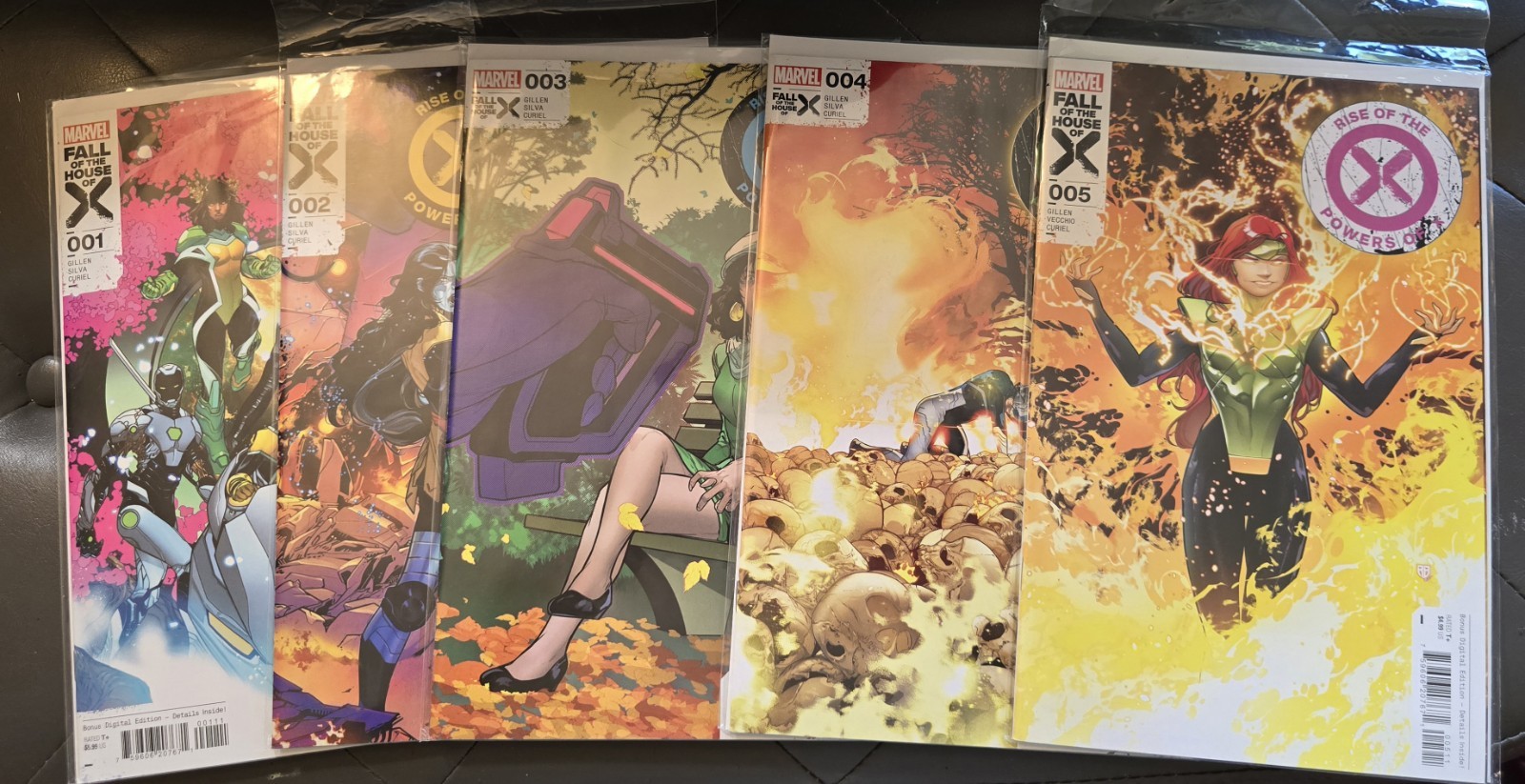 Marvel Comics X-MEN RISE OF THE POWERS OF X 1 2 3 4 5 set