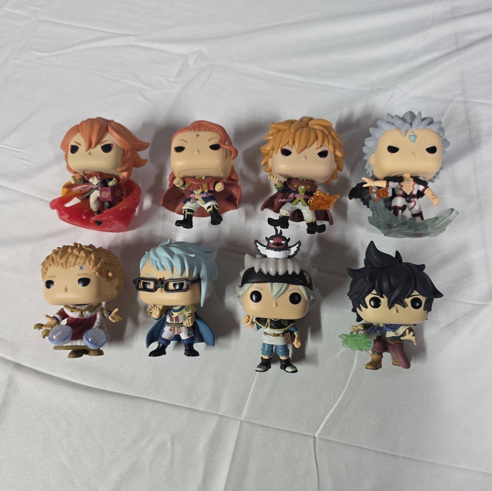 8  Black Clover Funko Pop Lot