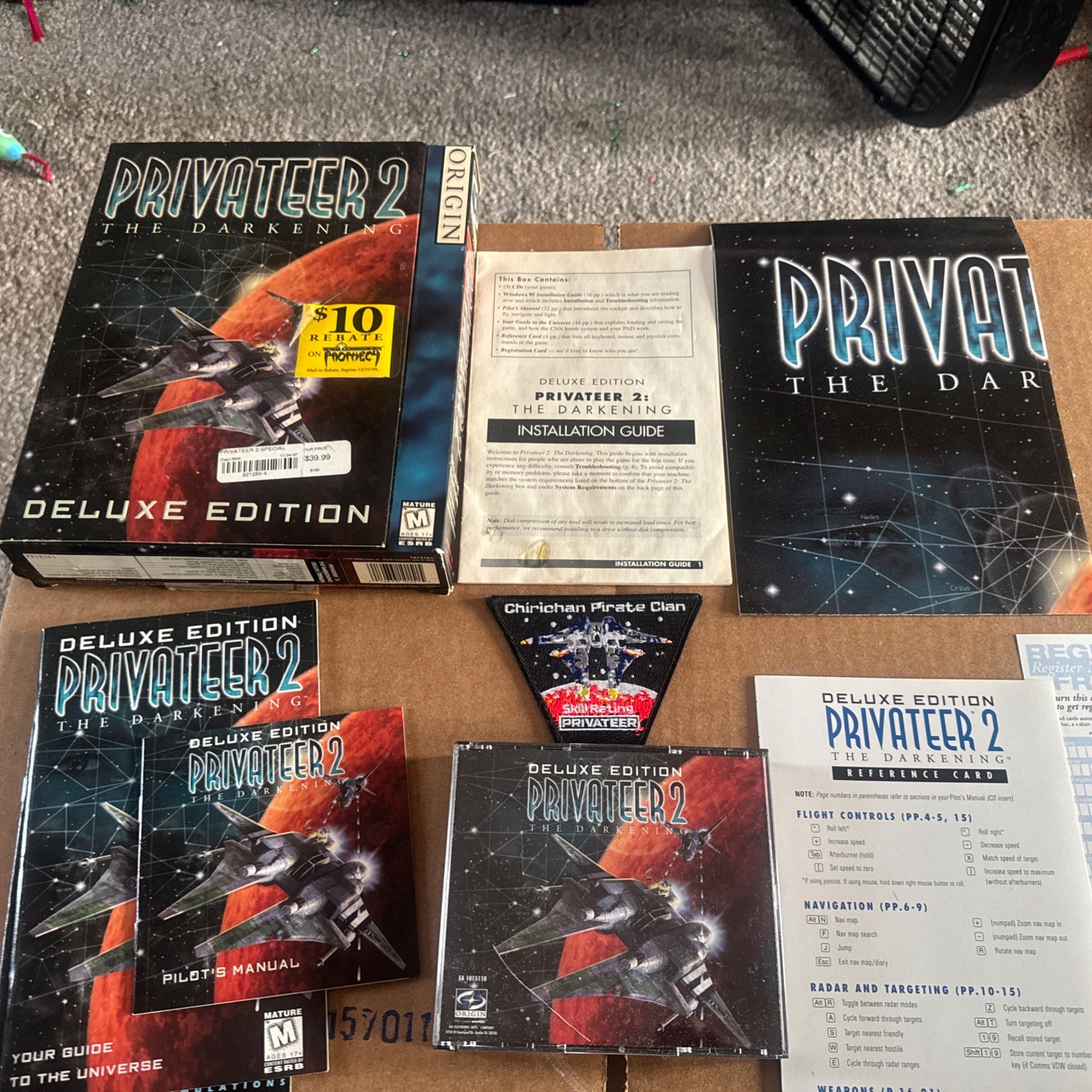 Privateer 2: The Darkening - Deluxe Edition, 1996 ,Big Box, Complete   (GSLF-T)