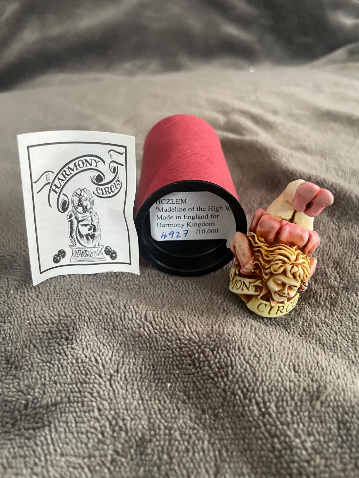 Harmony Kingdom Circus 'Madeline Of The High Wire 'Trapeze Artist Box Figurine